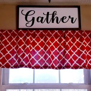 Set of 3 window valance
